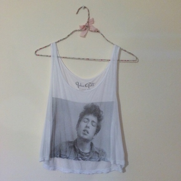 💔SOLD💔 bob dylan crop tank - Picture 2 of 2