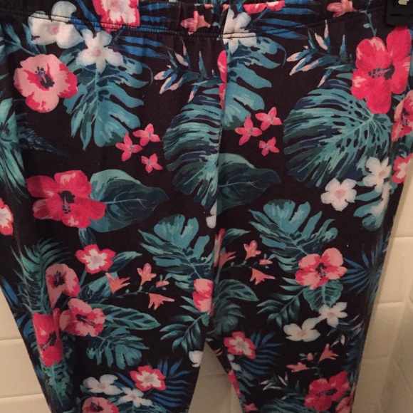 Tropical Print Leggings