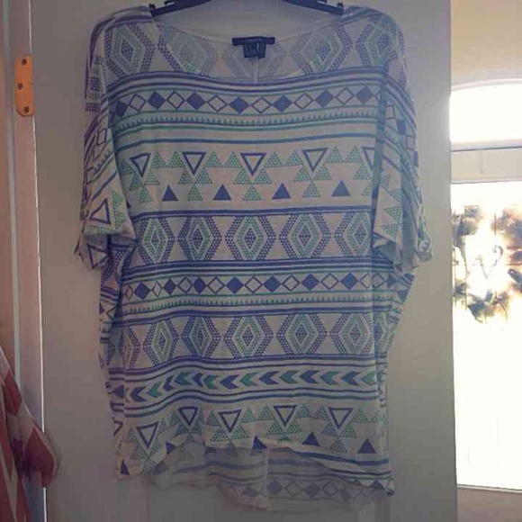 Forever 21 Aztec print top