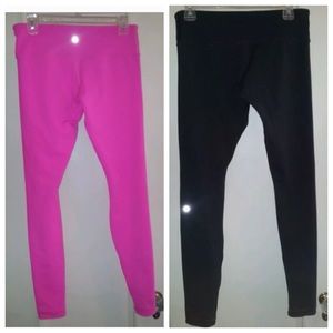 Lululemon black/hot pink reversible full on