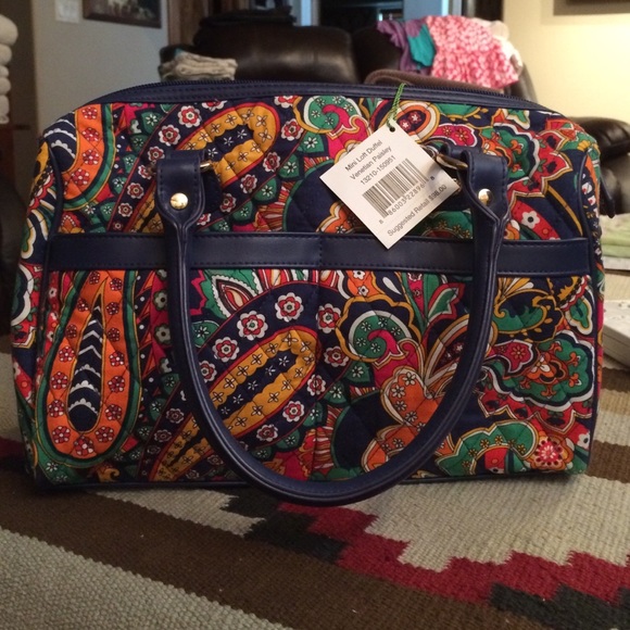 Vera Bradley mini loft duffle in Venetian paisley