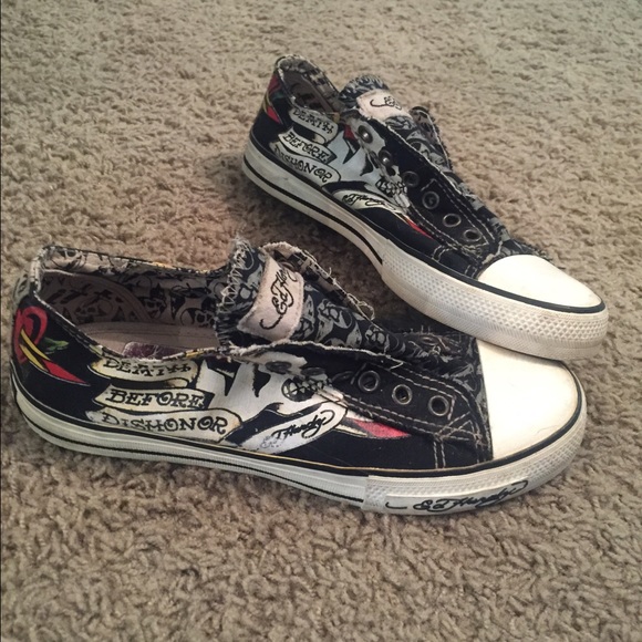 Ed hardy tennis shoes
