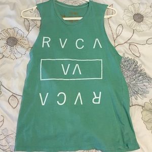 Teal RVCA Tank