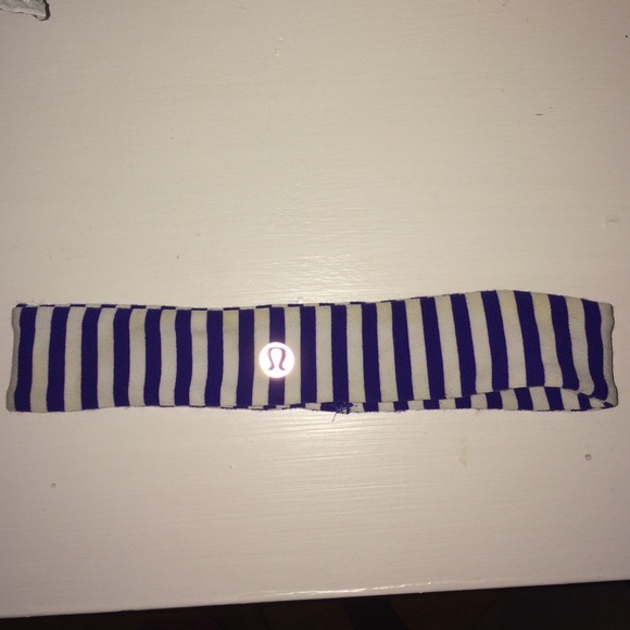 Lululemon Blue and White Headband