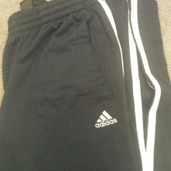 Navy adidas sweat pants