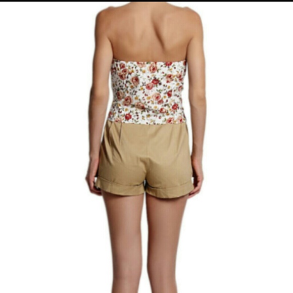 Floral & khaki one piece romper - Picture 3 of 8