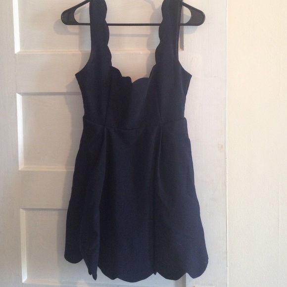 Nasty Gal I'm Yours Dress in Navy