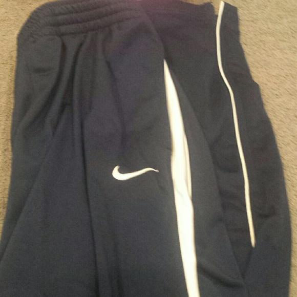 Navy blue nike basketball pants
