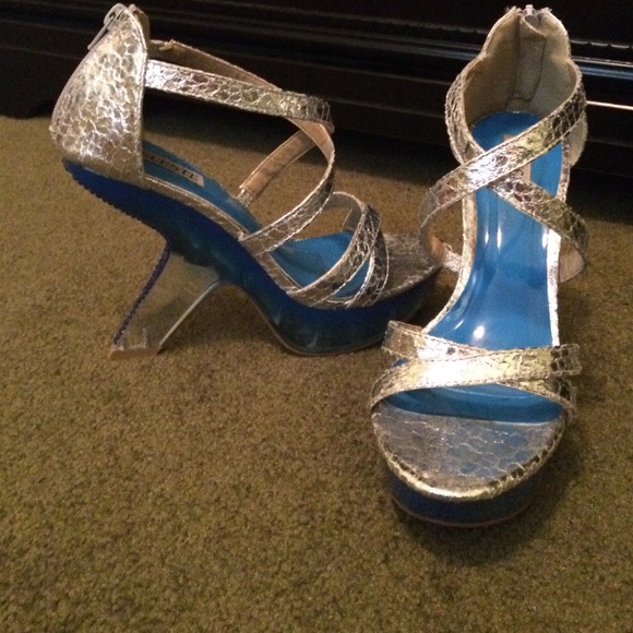 Silver heels