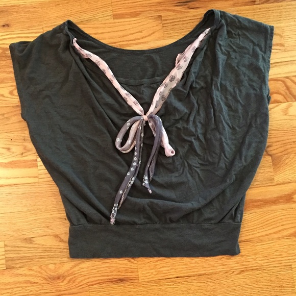 🔵BOGO aerie Tie Back Tee