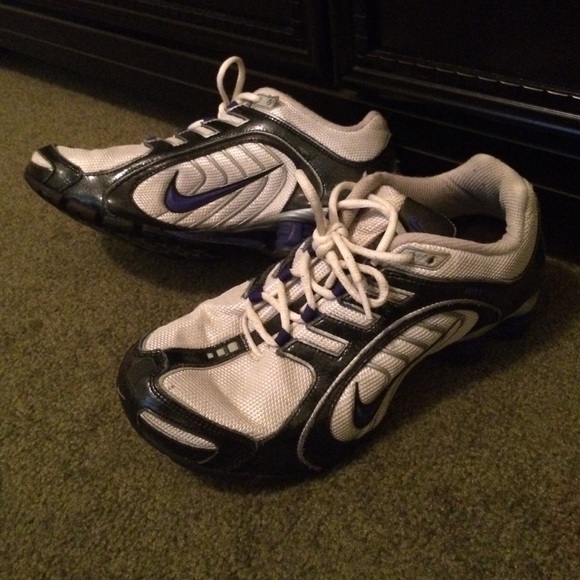 Purple and white shox!