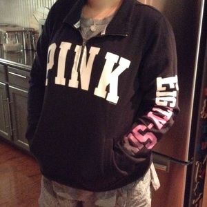 PINK half zip