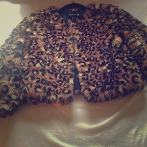 Forever21 fur jacket.
