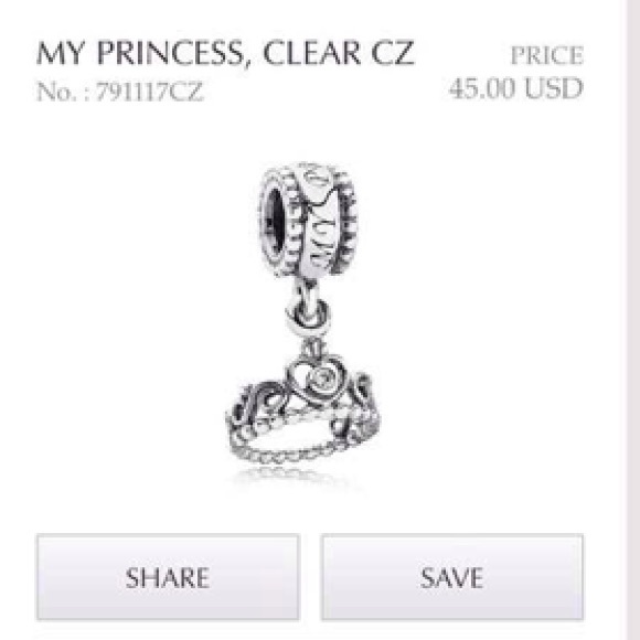 Pandora charm