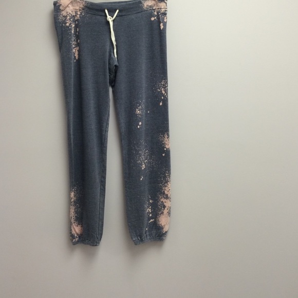 gray bleached sweatpants