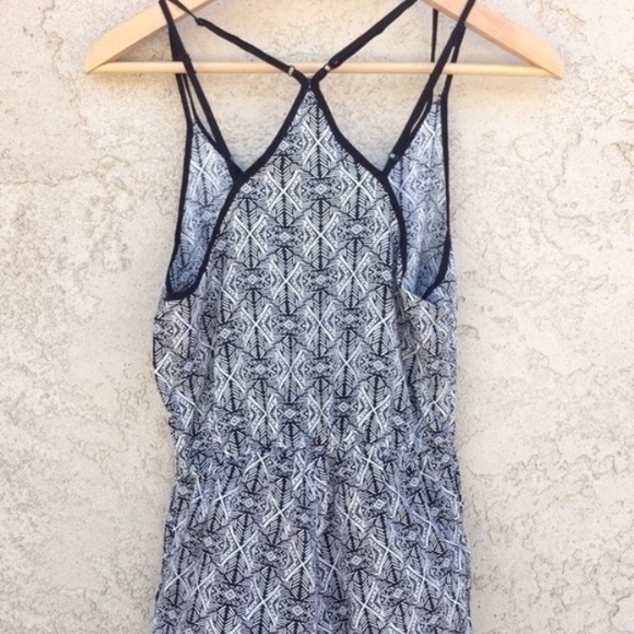 Black and White Romper - Picture 2 of 3