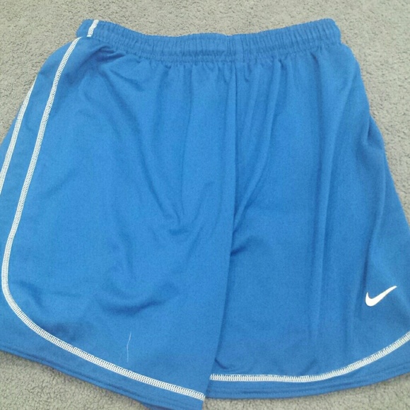 Blue nike fit dry shorts