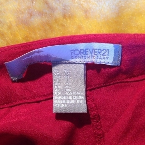 Red Flirty Skirt - Picture 3 of 3