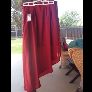 Red Flirty Skirt