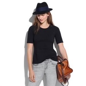 Madewell Tailored Peplum Top