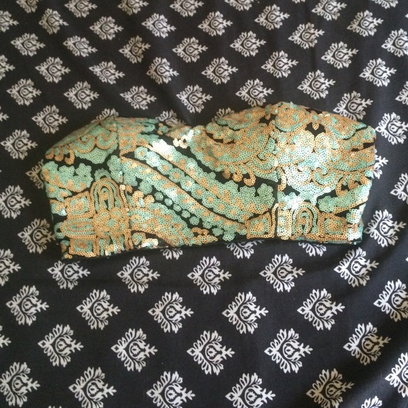 Sequin Forever 21 Crop Top