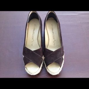 Matisse peep toe wedge