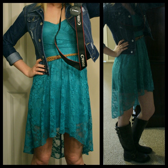 Lace Hi-Lo Dress