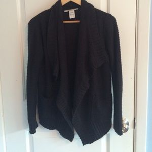 Cabled and knitted American rag sweater