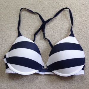 Gilly Hicks Push Em' Up Racerback Bra -34C