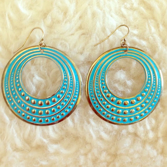 Blue Bohemian Earrings