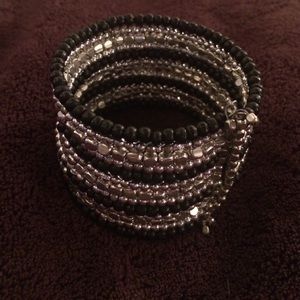 Black & White Cuff Bracelet