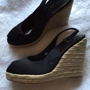 Aldo Black Espadrille Sz 38
