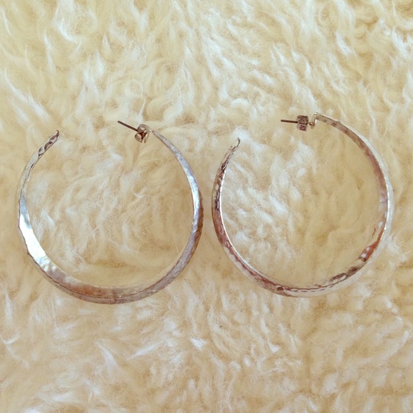 Metal Hoop Earrings