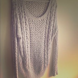 Abercrombie & Fitch White Sweater