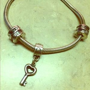 Pandora Heart Key Charm