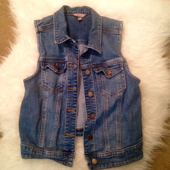 Francesca's Collection Denim Vest