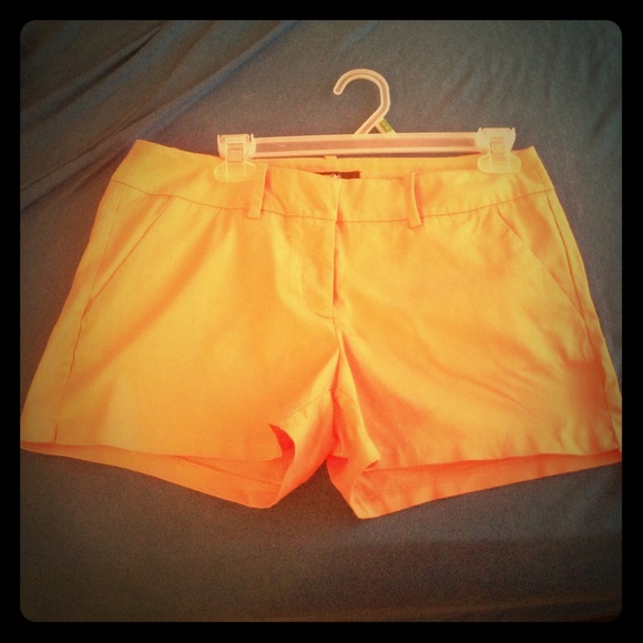 Sherbet orange shorts!