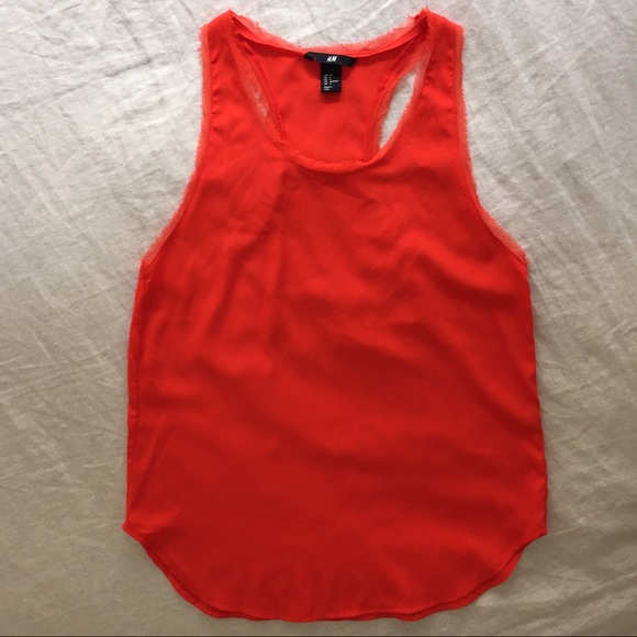Red Racerback Tank