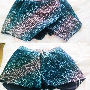 METALLIC ROSE SKORT