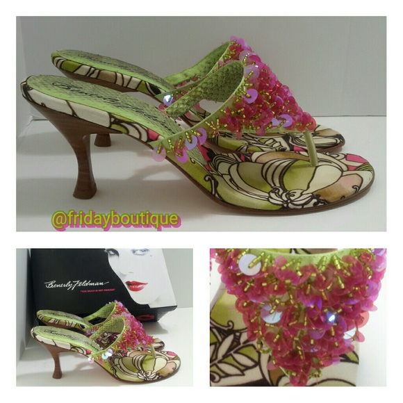 Beverly Feldman Shoes - Beverly Feldman 3 " Heel Sandals
