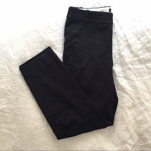 Black J. Crew Minnie Crops