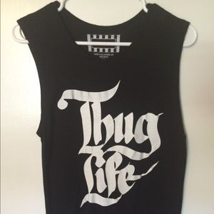 Thug life sleeveless.