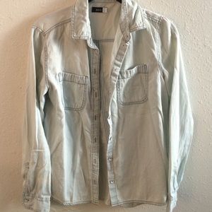 Light wash denim shirt from Urban Outiftters
