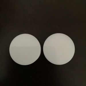 White plugs