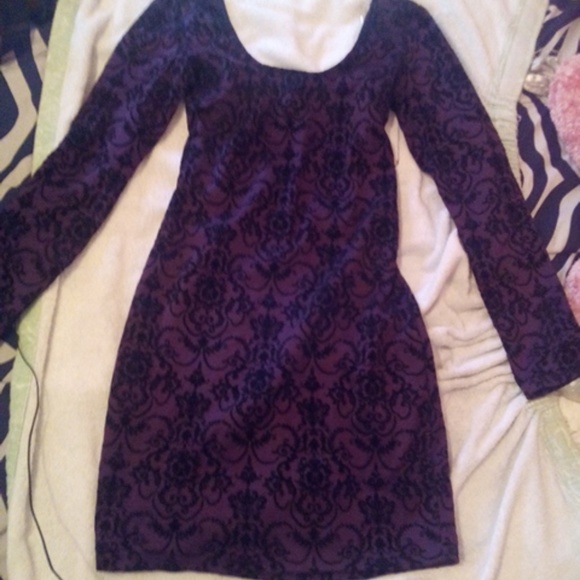 Burgundy dress