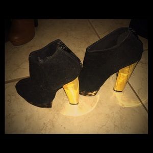 High booties for a date night