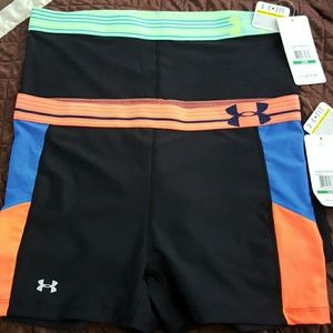 2 New Under Armour compression shorts
