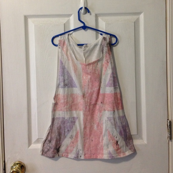 British flag tank top