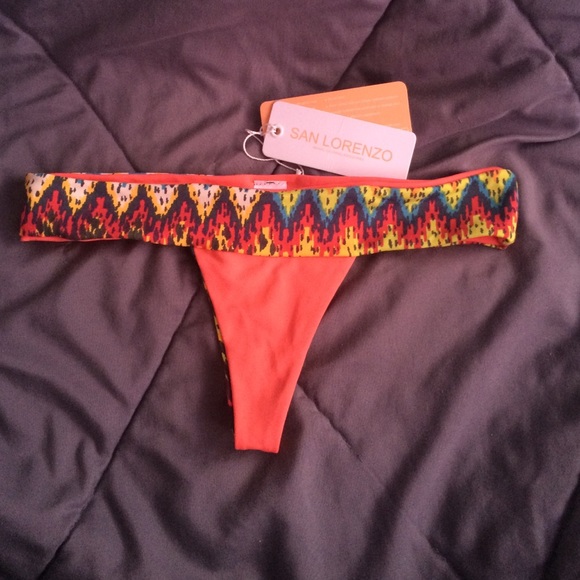 San Lorenzo thong belt bottom BNWT