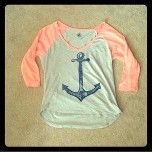 Pacsun baseball tee shirt